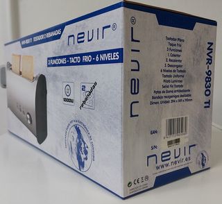 Tostadora NEVIR 2 Rebanadas – Ranura Ancha, 800W