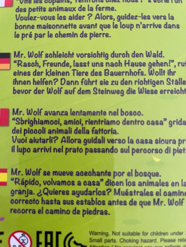 Juego de mesa para niños. NUEVO