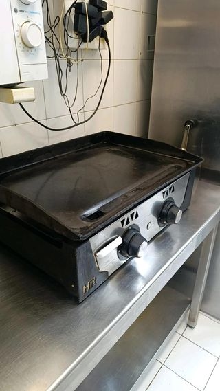 Plancha de sobremesa a gas industrial