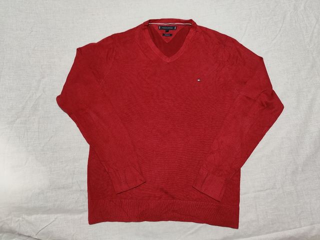 Jersey Tommy Hilfiger rojo talla M