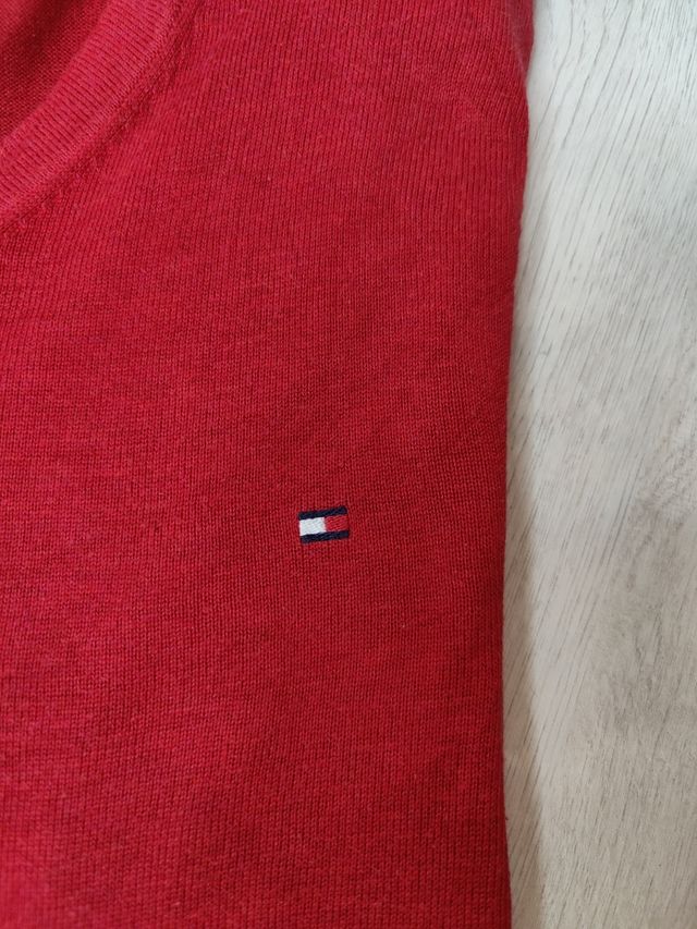 Jersey Tommy Hilfiger rojo talla M