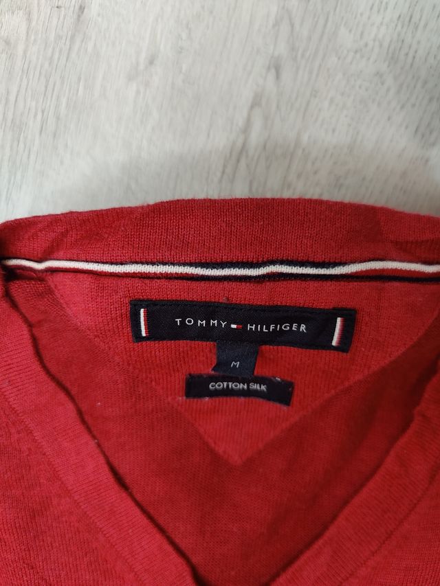 Jersey Tommy Hilfiger rojo talla M