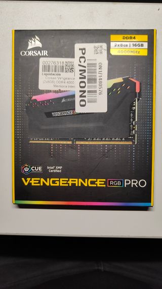 Memorias RAM ddr4 2x8GB