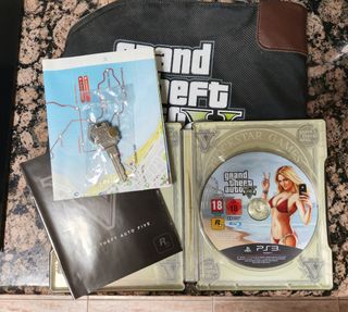 Edición coleccionista GTA V PS3 completa