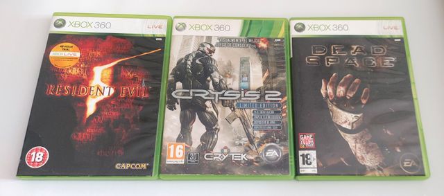 LOTE 3 VIDEO JUEGOS XBOX 360 DEAD SPACE, CRYSIS 2