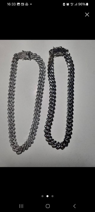 Cadena imitación brillante