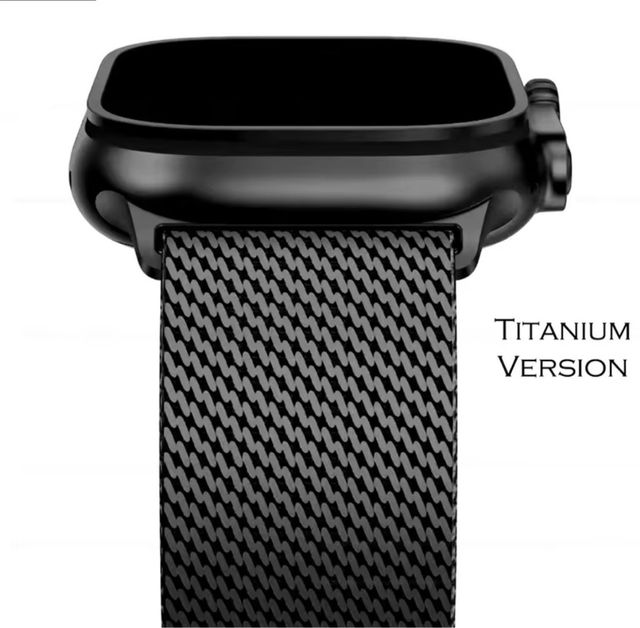 Correa Apple Watch Ultra 1/2/3 de Titanio Negro