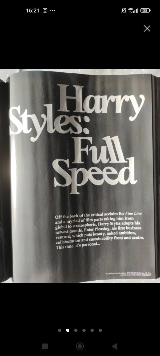 Revista harry styles
