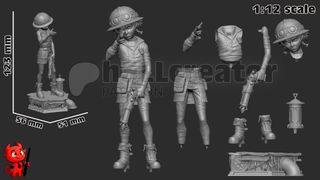 Isha (Arcane) - Figura resina 3D