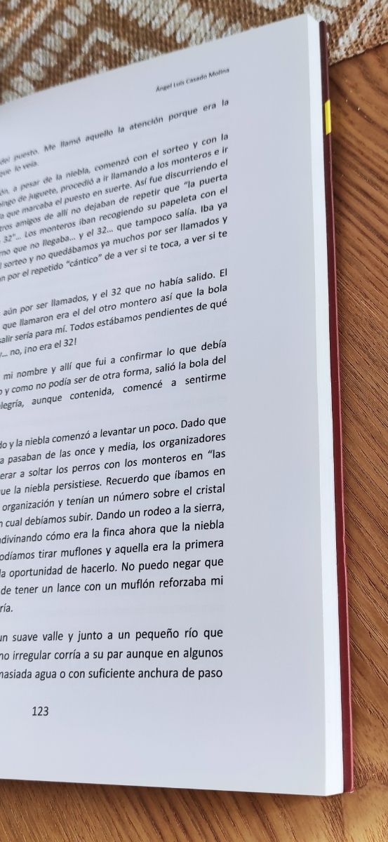 Más allá de la caza. Ángel Luis Casado