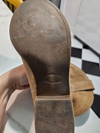 Botin campero beige