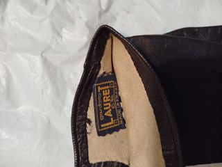 guantes piel marrón, talla 6 3/4