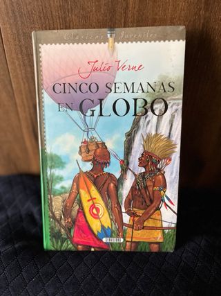 Libro clásico :Cinco semanas en globo