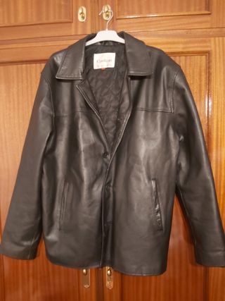 Cazadora de piel Hombre 