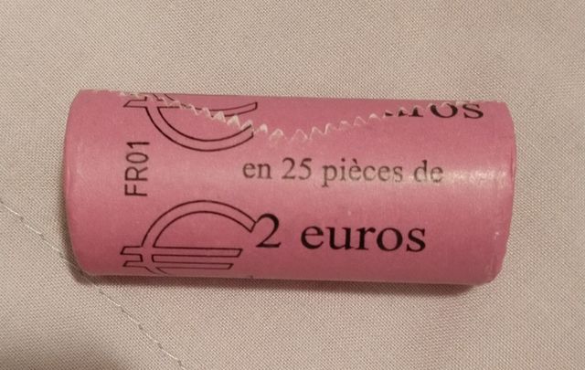 Rollo cartucho 25x2€ Mónaco 2013 ONU