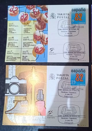 Mundial España 82 Postales