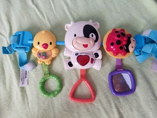 Lote juguetes paseo bebe
