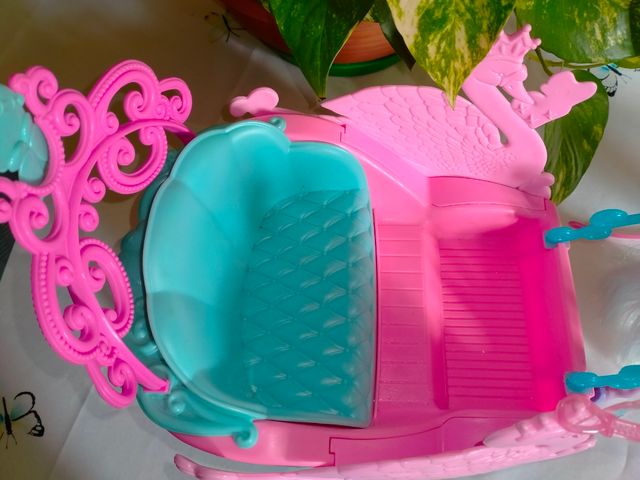 barbie befana giocattolo carrozza unicor