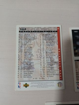 Cromos upper deck John Stockton. NBA