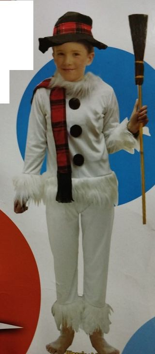 Disfraz Muñeco de Nieve Tallas 1-3; 4-6; 7-9 años