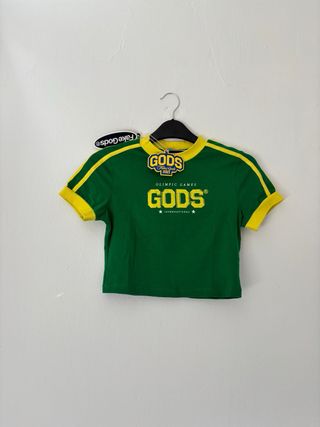 Top FakeGods Brasil talla XS con etiquetas
