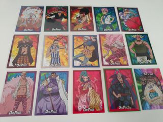 Cromos One Piece, estampas, stickers