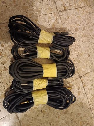 Cables instrumento guitarra o bajo