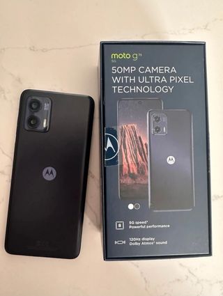 Motorola G73 5G, 8+256 GB blu notte, come nuovo. 5G. Con scatola e caricabatterie rapido.