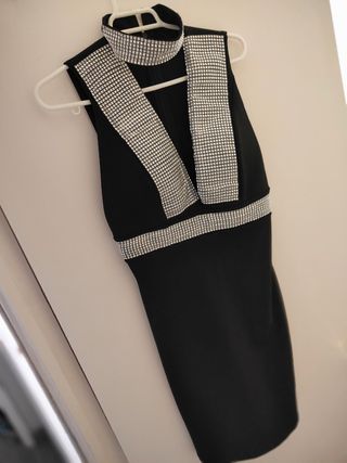 Vestido de fiesta con brillantes T.S/M