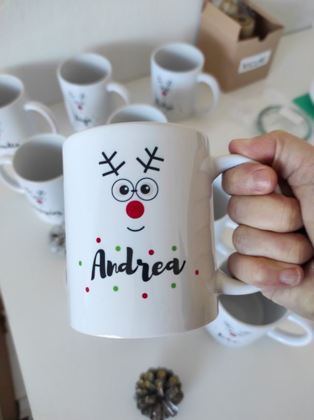 Taza dibujo vaso reutilizable