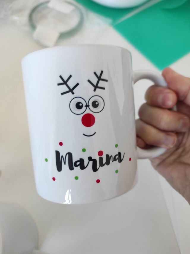 Taza dibujo vaso reutilizable