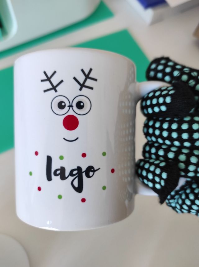 Taza dibujo vaso reutilizable