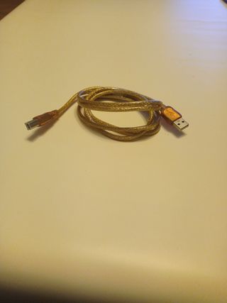 Cable USB-A macho a USB-B macho 1.5 metros 