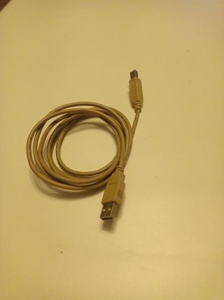 Cable USB-A macho a USB-B macho 1.8 metros 
