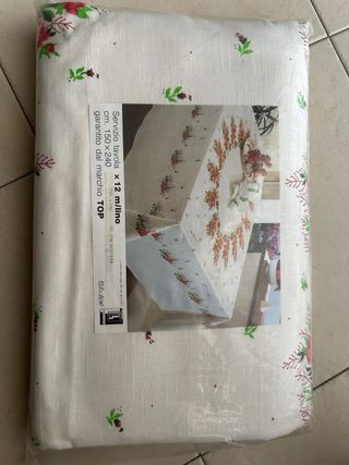Tovaglia lino 12 posti
