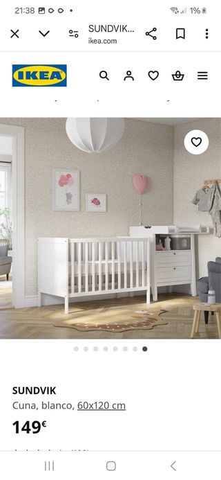 Cuna Sundvik Ikea