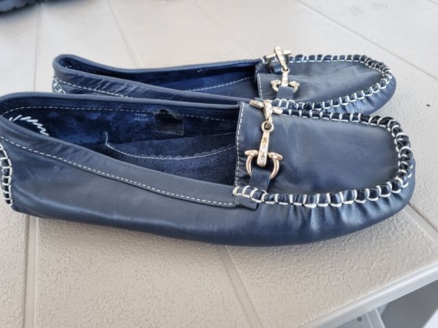 Scarpe mocassino pelle