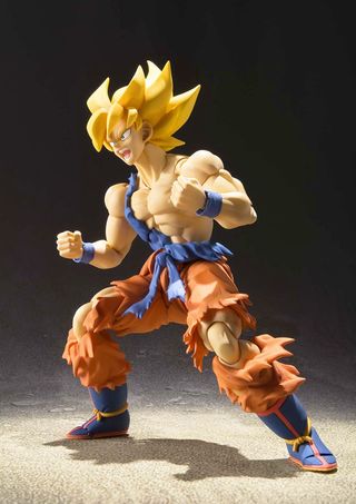 Figura Dragon Ball Goku Super Saiyan Rubio