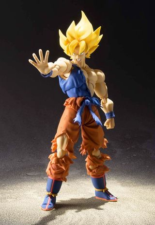 Figura Dragon Ball Goku Super Saiyan Rubio