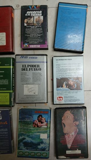 LOTE UNICO de 12 películas Beta VHS