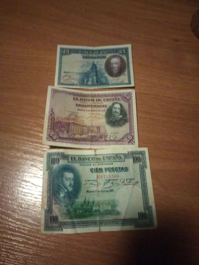 Lote billetes Alfonso 13