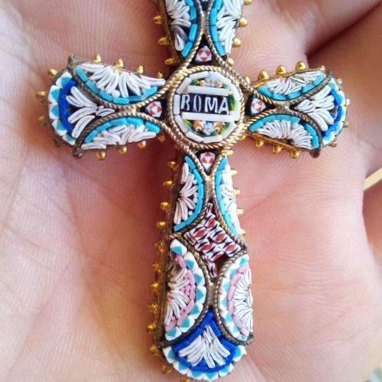 croce micromosaico