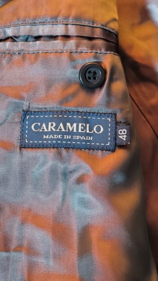 Abrigo CARAMELO, gris oscuro, lana virgen, 48/M-L