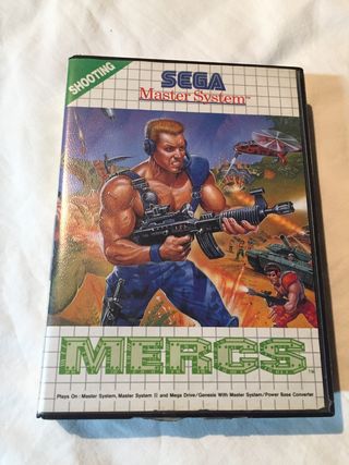 Mercs Videojuego Master System Sega