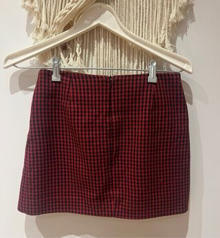 Minifalda cuadros Zara