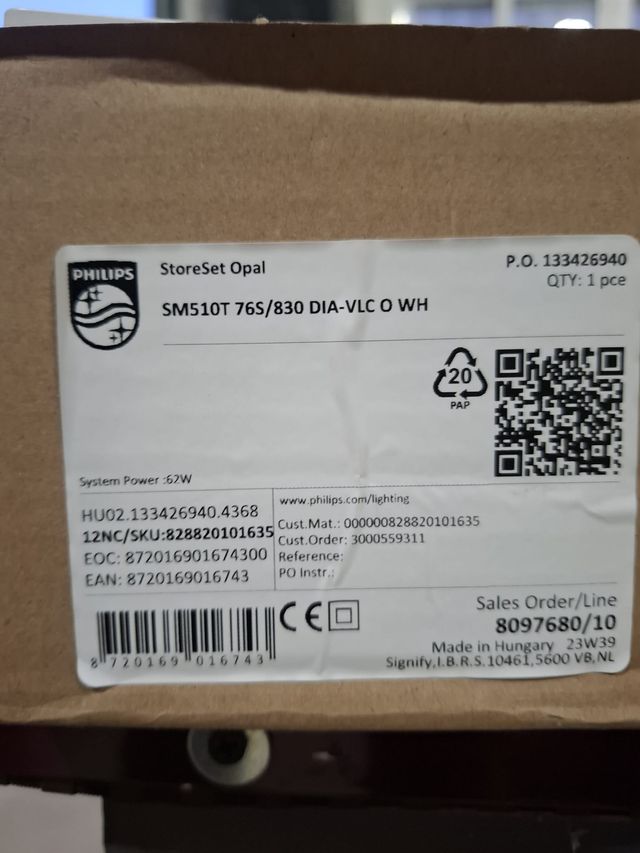 pantalla philips SM510T 76S-830 estrecha