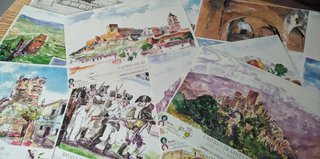20 láminas,A4 castillos y batallas Jaén