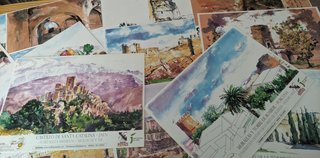 20 láminas,A4 castillos y batallas Jaén