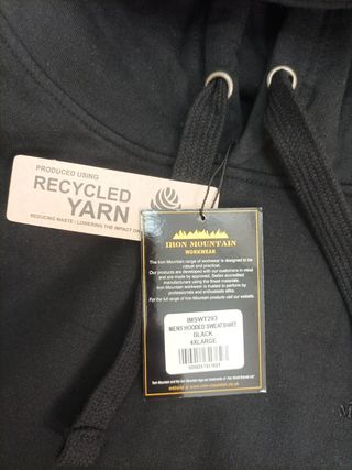 Iron Mountain Sudadera con capucha forro polar 4XL