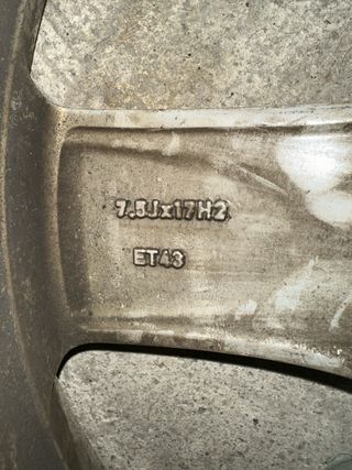 1 llanta de audi a4 tdi sline